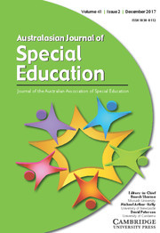 Australasian Journal of Special Education